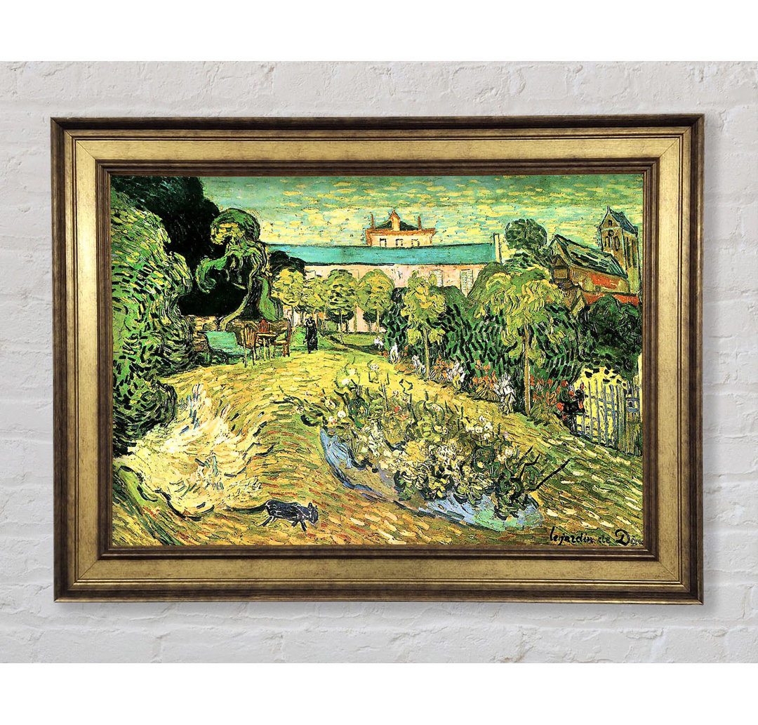 Van Gogh Der Garten von Daubigny - Einzelner Bilderrahmen Kunstdrucke