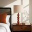 Solid Wood and Iron Desk Table Lamp
