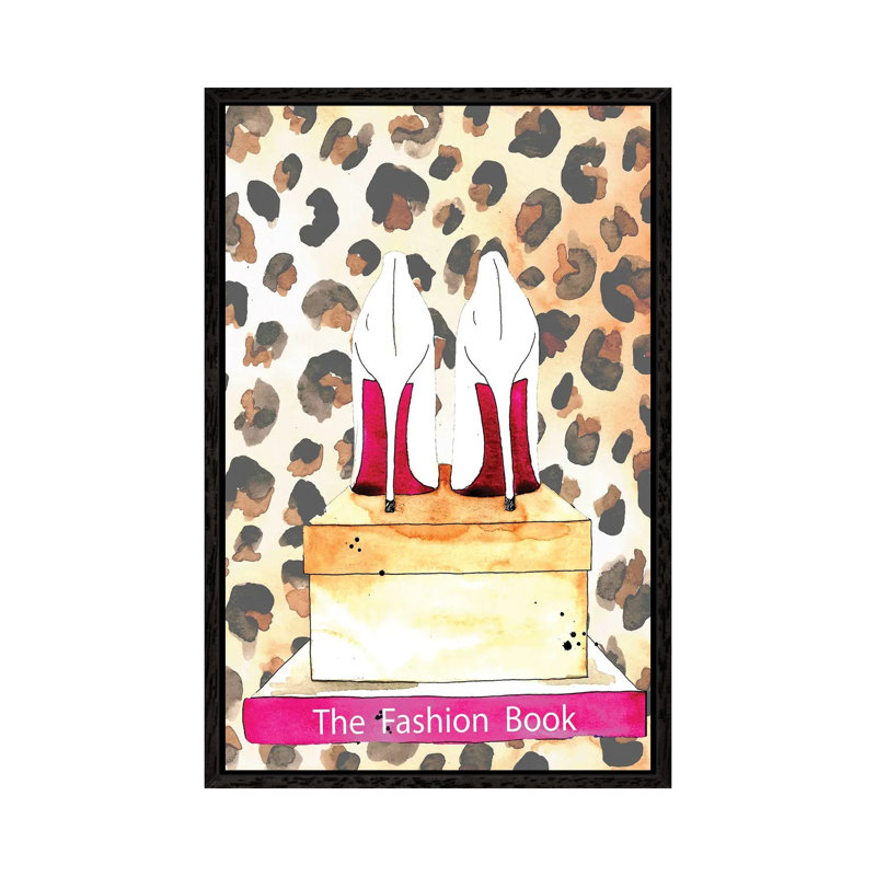Shoe Box Society by Kelsey McNatt - Print on Canvas, Black Framed, 66.04 cm H x 45.72 cm W