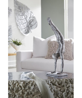 Small Aluminum Handstand Sculpture