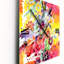 Horloge murale Vibrant Wild Spring Leaves and Wildflowers-601280290