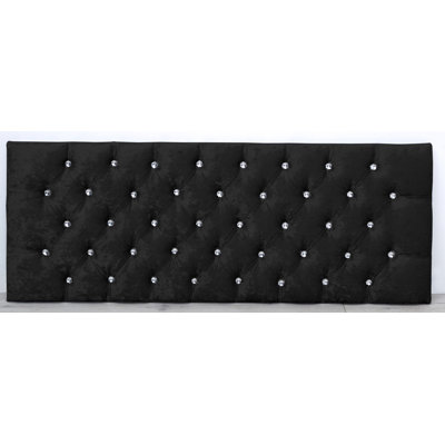 Dwyer Upholstered Velvet Panel Headboard