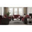 Causeuse convertible avec rangement en microfibre de polyuréthane bourgogne / noir Primenest Collection Nimbusflow-645396654
