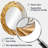 Gold Eternal Swirl I - Large Oval Wall Mirror On Metal-79659420