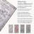 Winston Porter Grey/Soft Taupe Machine Washable Area Rug – Non-Slip, Stain Resistant, GRS Certified, for Bedroom, Living & Dining-664256915
