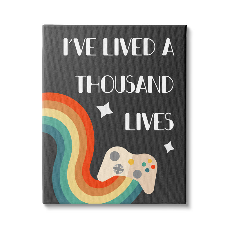 Vidéo «I'm Lived A Thousand Lives», Plaque de bois, H 20 po x l 16 po