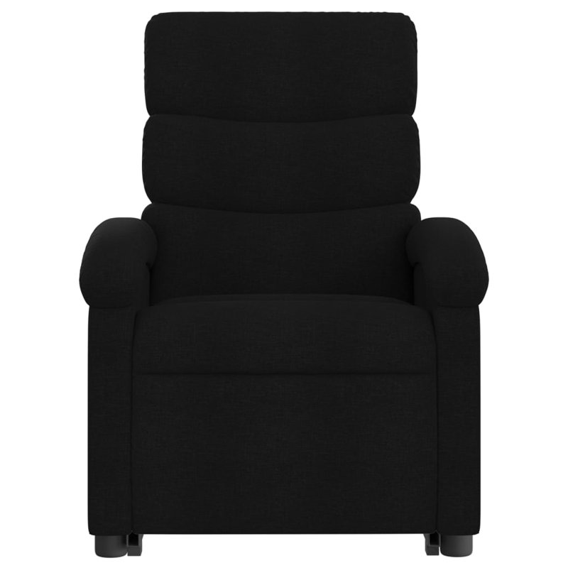 Fauteuil de massage inclinable électrique, Tissu noir