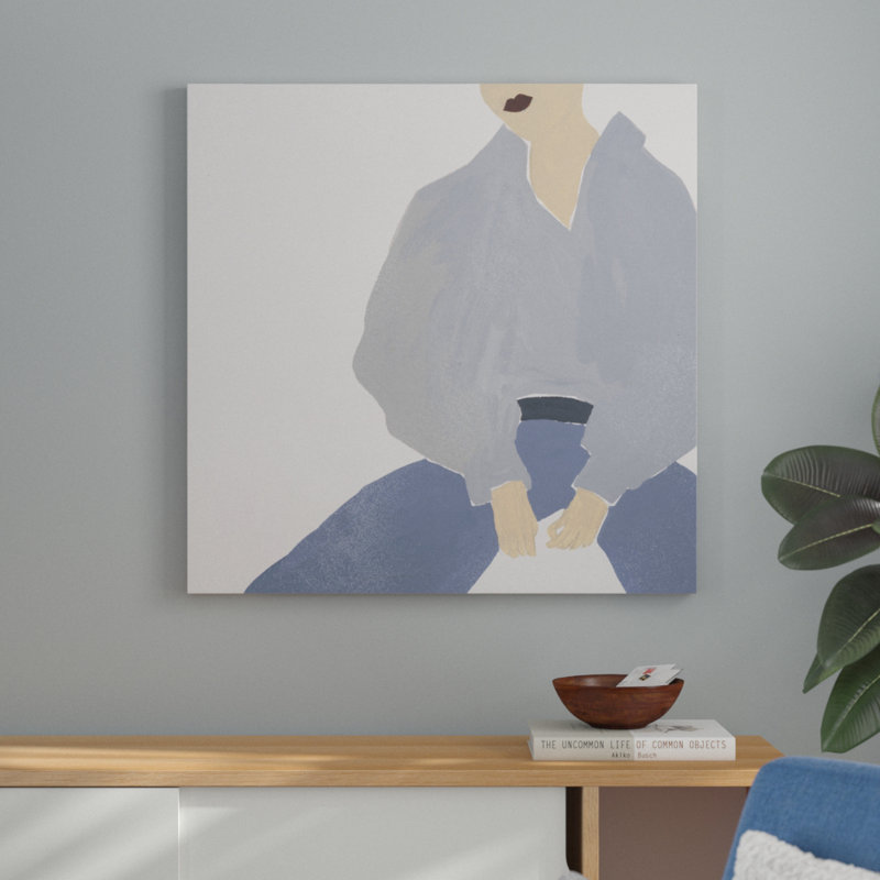 Herself X by Melissa Wang - Wrapped Canvas Painting, 91cm H x 91cm W