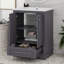 Meuble-lavabo autoportant avec tablettes réglables Modern-116925758-116925754