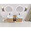 Meuble-lavabo mural avec lavabo d'art en céramique-87584095-87584094