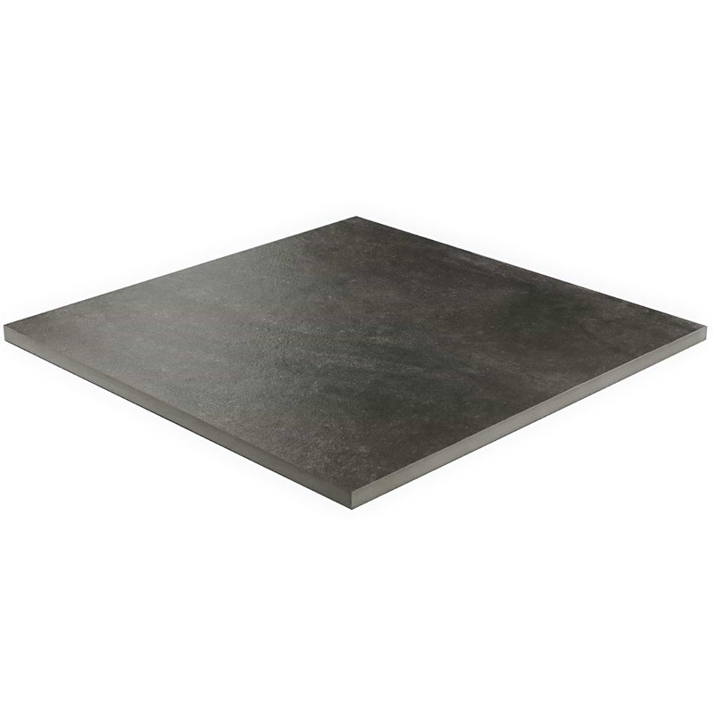 Acadia Charcoal Black 24X24 Limestone Look Matte Porcelain 2Cm Paver