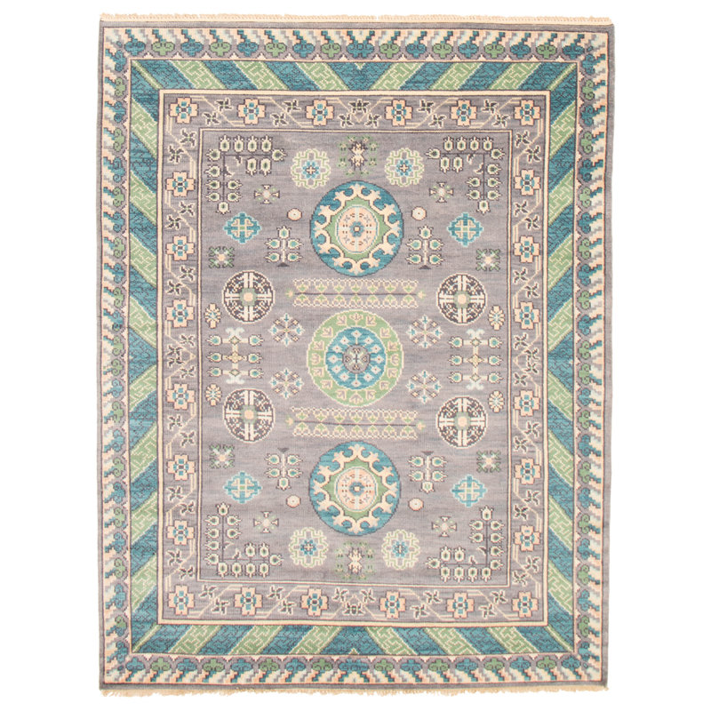 Lesovsky One-of-a-Kind 7'9" X 10'1" New Age Wool Area Rug in