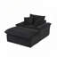 Fauteuil d'appoint avec repose-pieds-943527417