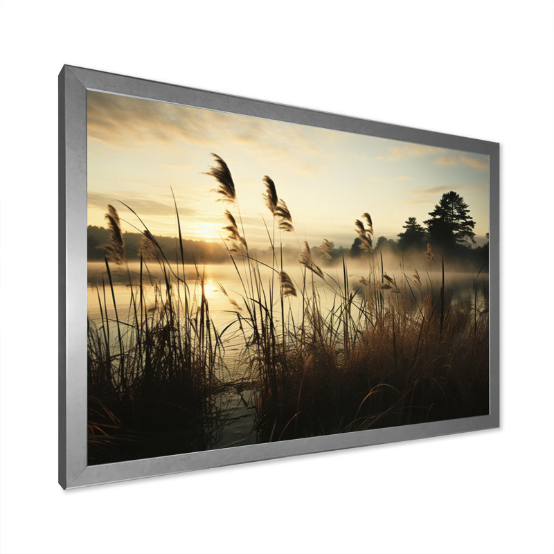 Impressions sur toile, photos de plage, H 34 po x l 44 po x P 1,5 po, Cadre simple argenté