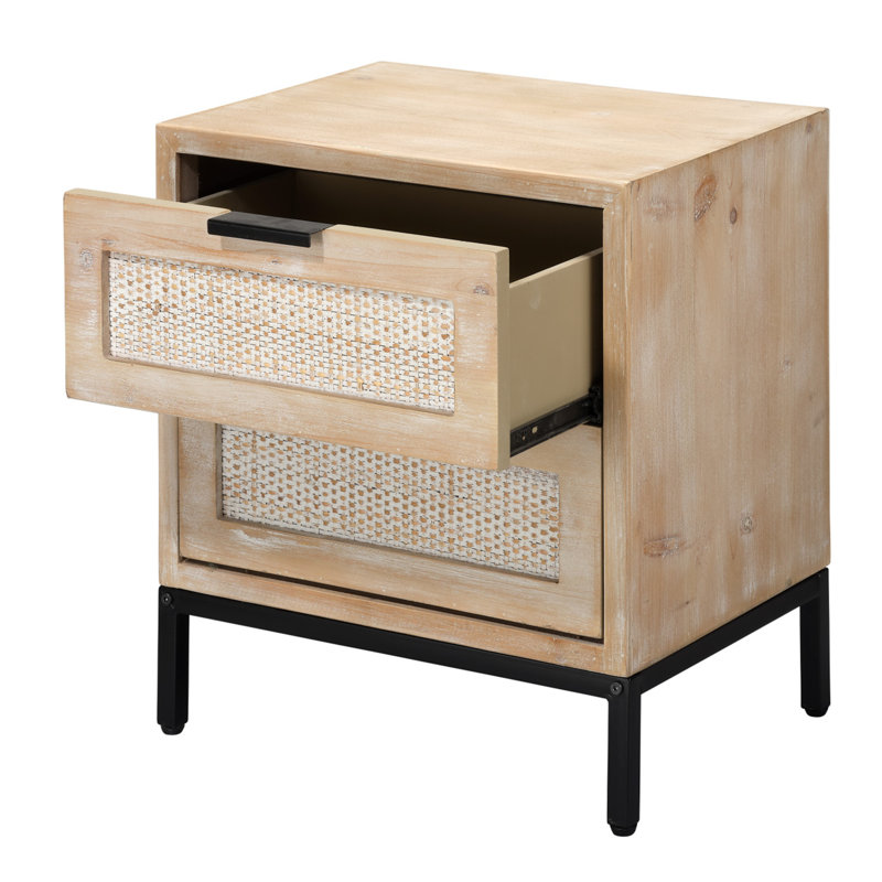 Commode décorative 2 tiroirs Mary