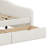 2 Drawer Upholstered Daybed Frame Shell Shaped Backrest Design-861382591