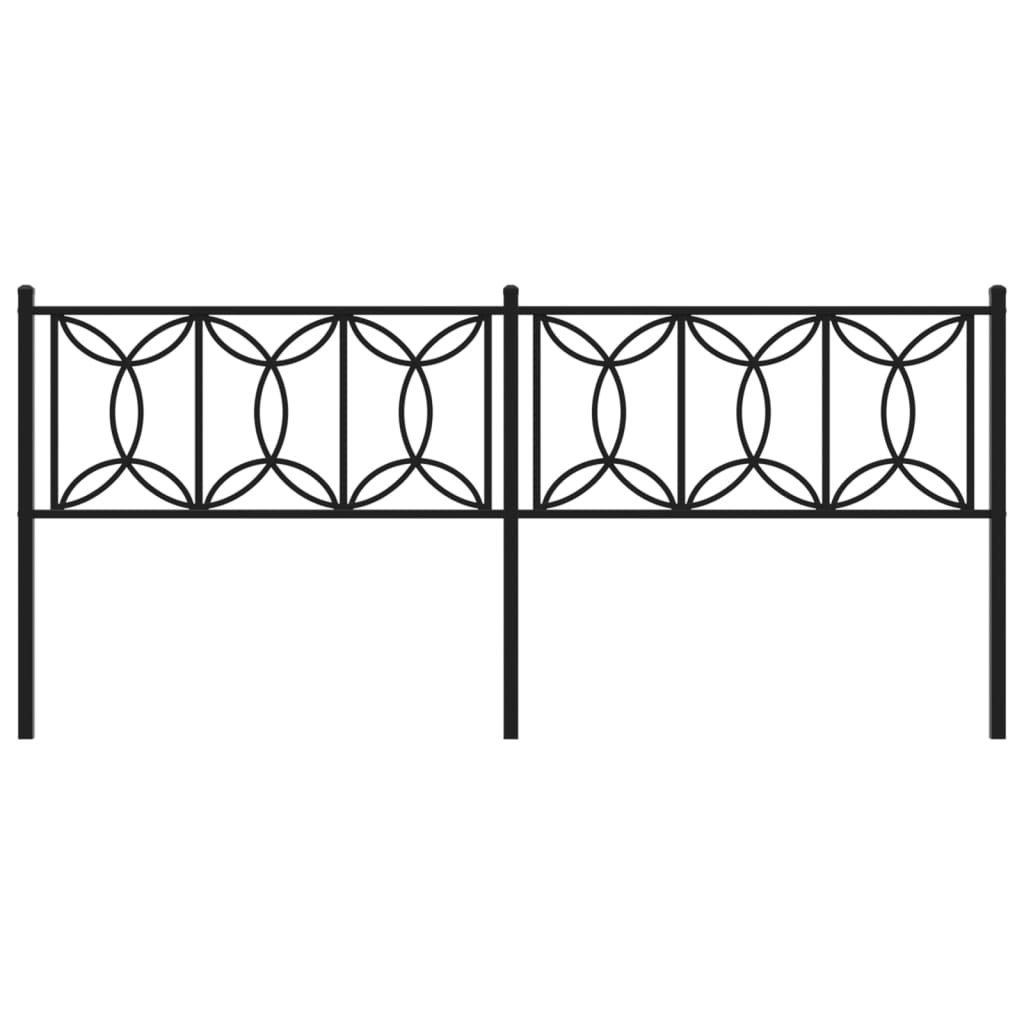 Vidaxl Metal Replace Headboard White 200 Cm