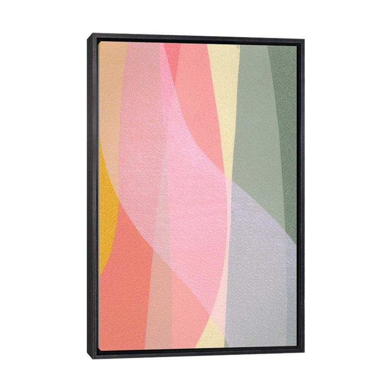 «Paused», reproduction d'art sur toile encadrée, 40 po x 26 po, Toile avec cadre, Noir patiné
