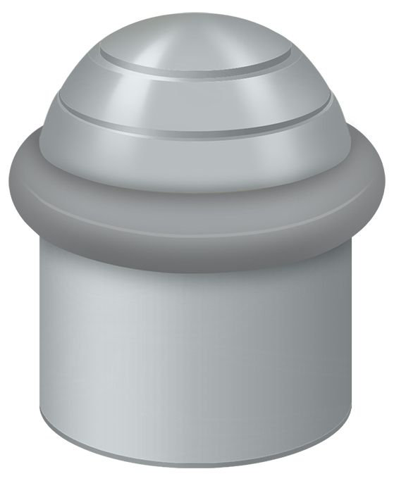 Kick Stop, Polished Chrome, 2.125" H x 1.375" W x 1.375" D