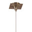 4 - Light Antique Brass Square/Rectangle Pendant