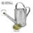 Jameson 1 Gallon Galvanized Watering Can with Handle for Patio, Lawn, and Garden