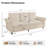 78.74''Modern Sofa Rolled Arms Upholstered Couch-116094602