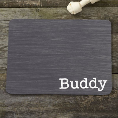 Pet Initials Personalized Pet Food Mat