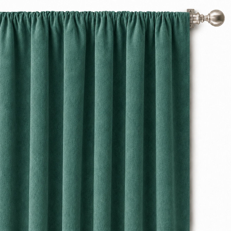 Solid Velvet | Tuscan Fabric, Teal