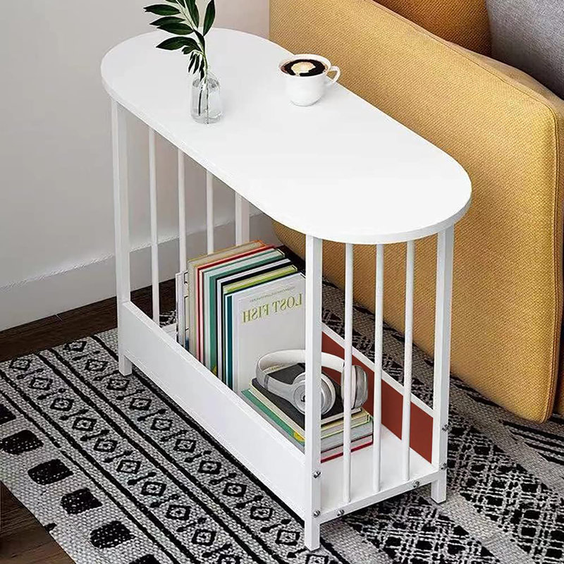 Side Table, White, White