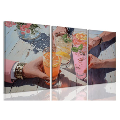 3 Piece Wrapped Canvas Print