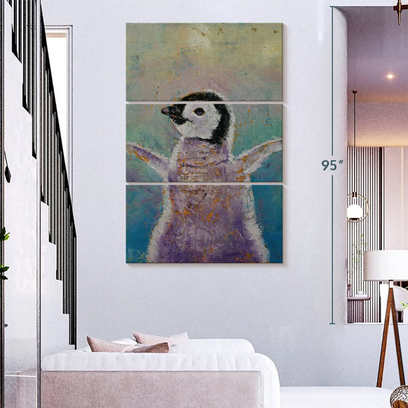 Brampt Baby Penguin, 74" H x 48" W