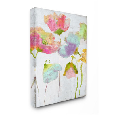 Impression d’art graphique saturée de fleurs en aquarelle saturées de Vanessa Austin-impression d’art graphique