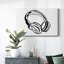 Casque avec croquis sur toile tendue-314941178