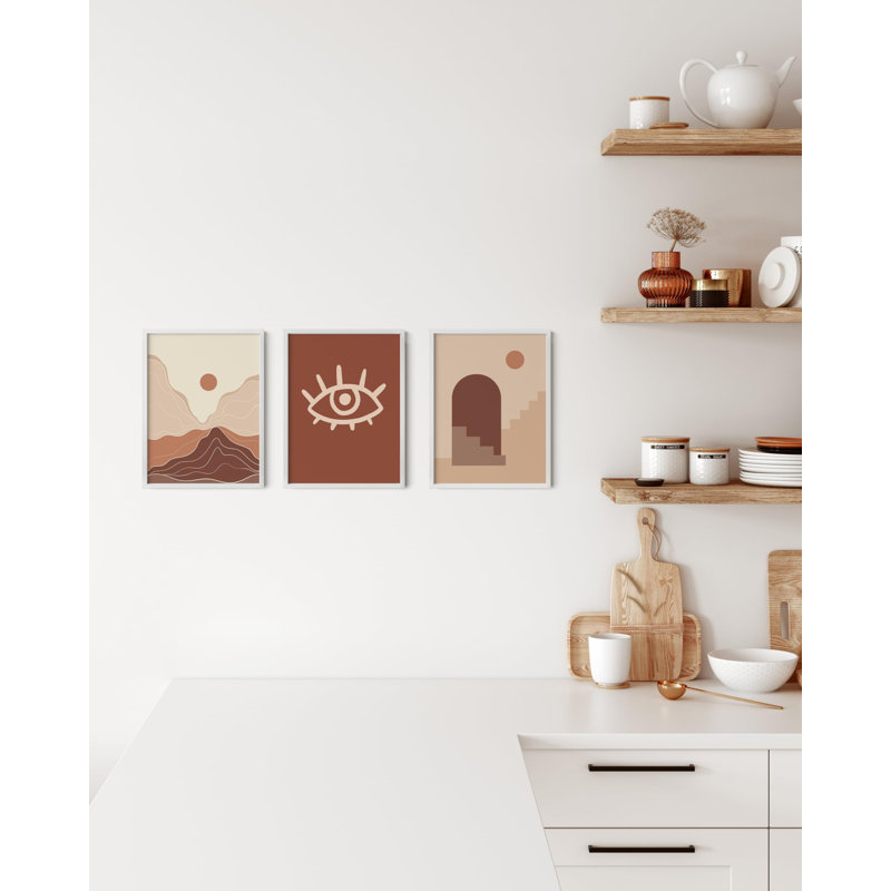 Cadre photo en métal - ensemble de 3, Blanc, 9 po x 12 po