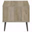Table de bout carrée en bois d'ingénierie