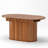 55.11"-70.86" Extendable Dining Table, With Striped Legs For Living Room & Kitchen-487664037