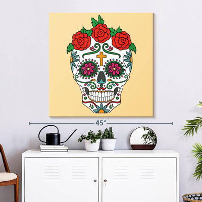 Crâne floral mexicain Kerner