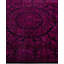 Overdyed One-of-a-Kind 4' 2" X 6' 3" Hand Knotted Area Rug