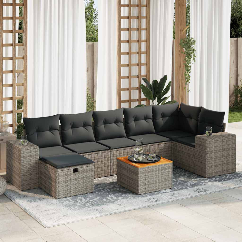 Gartensofa Asbey mit Kissen