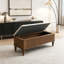 Banc de rangement avec repose-pieds 50,8 pouces-130059881