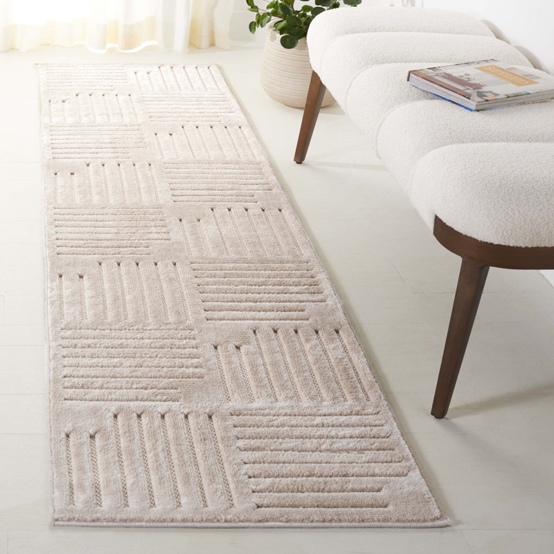 Kadynce Performance Geometric Rug, Runner 2'2" x 8'