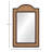 Raffia Accent Mirror-814157923