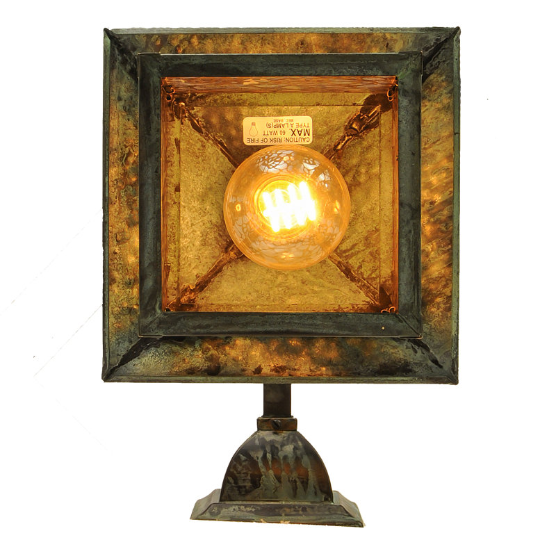 Seneca Lotus Leaf And Dragonfly 1 - Light Outdoor Wall Lantern