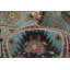 Tapis bleu clair à motif géométrique indien clair Kazak 4 x 6