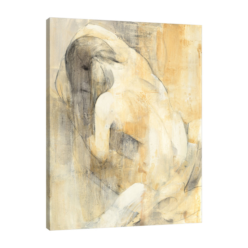 Reproduction d’art sur toile tendue, "boudoir beige I" par Albena Hristova, H 32 po x l 24 po x P 1,5 po