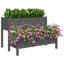 Anyssa Wood Raised Garden Bed-673459933-673459934