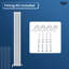 iBathUK Princia Vertical Double Oval Panel Radiator-1882175903-1882175896