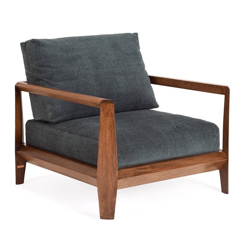 Ottomano Upholstered Armchair, Natural, Drom 52