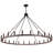 Yeraldine 24 - Light Lagre Dimmable Wagon Wheel Chandelier Farmhouse Round Vintage Candle Style Light for Living Room, Foyer, Entryway-1012419563-1066689261