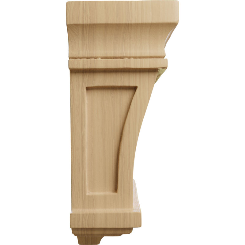 Support en bois / corbeau H 7 po x l 5 po x P 3 po, Cerisier